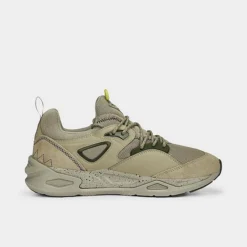 Men's Puma TRC Blaze Elevated Hiker Low Hiking Shoes Birch Tree/Green Moss - 39016102 280 -Sports Fashion 39016102 280 P3