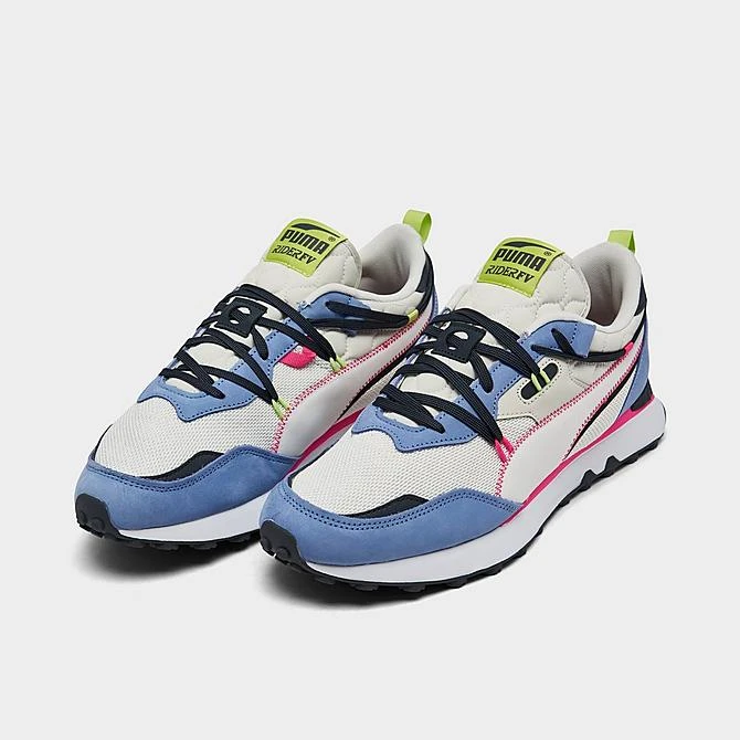Men's Puma Rider Future Vintage Casual Shoes White/Light Purple/Pink/Electric Yellow - 39360201 060 2 Men's Puma Rider Future Vintage Casual Shoes White/Light Purple/Pink/Electric Yellow - 39360201 060 - Image 2