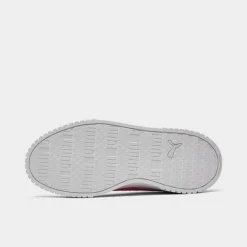 Girls' Little Kids' Puma Carina 2.0 Casual Shoes White/Pink/Silver - 39387701 100 -Sports Fashion 39387701 100 P6