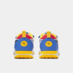 Little Kids' Puma Rider FV Primary Casual Shoes Puma White/Royal Sapphire/Puma Black - 39447301 100 -Sports Fashion 39447301 100 P4
