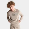 Men's Emporio Armani EA7 Ventus Crewneck Sweatshirt Oxford Tan - 3RPM41 264