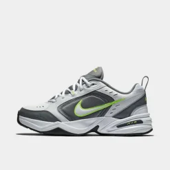 Men's Nike Air Monarch IV Casual Shoes White/Cool Grey/Anthracite/White - 415445 100