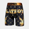 Men's PSD Monogram Lux Playboy Underwear Black/Gold - 42218001 001