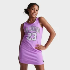Nike Girls' Jordan Air 23 Jersey Dress Rush Fuchsia - 45B320 P3R