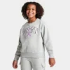 Nike Girls' Jordan Jumpman Crewneck Sweatshirt Light Grey Heather - 45C367 G2H