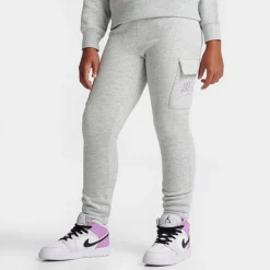 Nike Girls' Jordan Jumpman Cargo Jogger Pants Light Grey Heather - 45C368 G2H