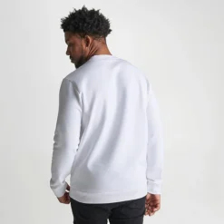 Men's Hugo Boss Salbo Crewneck Sweatshirt White/Black - 50482898 100 -Sports Fashion 50482898 100 M4