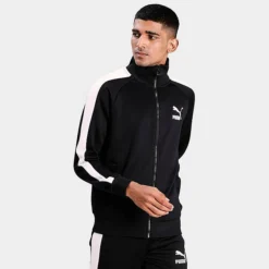 Men's Puma Iconic T7 Track Jacket Puma Black - 53009401 001