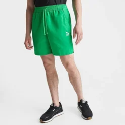 Men's Puma Classic 6-Inch Shorts Grassy Green - 53806836 300