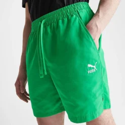 Men's Puma Classic 6-Inch Shorts Grassy Green - 53806836 300 -Sports Fashion 53806836 300 M5