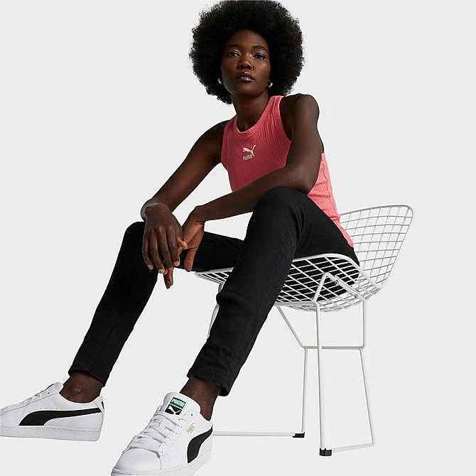 Women's Puma Classics Ribbed Tank Top Loveable - 53807863 690 2 Women's Puma Classics Ribbed Tank Top Loveable - 53807863 690 - Image 2
