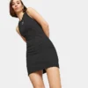 Women's Puma Classics Ribbed Sleeveless Dress PUMA Black - 53807901 001