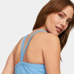 Women's Puma Classics Ribbed Sleeveless Dress Day Dream - 53807993 400 8 Women's Puma Classics Ribbed Sleeveless Dress Day Dream - 53807993 400 -Sports Fashion 53807993 400 M4