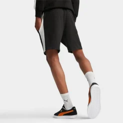 Men's Puma T7 Iconic 8" Logo Shorts Puma Black - 53821801 001 -Sports Fashion 53821801 001 M3