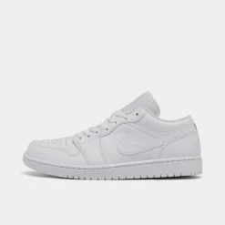 Nike Air Jordan Retro 1 Low Casual Shoes White/White/White - 553558 136