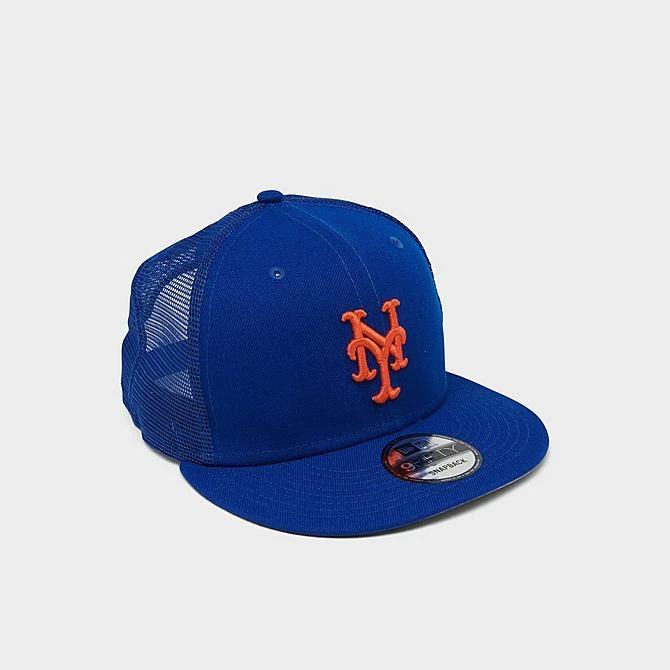 New Era New York Mets MLB Trucker 9FIFTY Snapback Hat Navy - 60116803 400 3 New Era New York Mets MLB Trucker 9FIFTY Snapback Hat Navy - 60116803 400 - Image 3