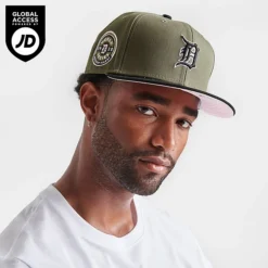 New Era Detroit Tigers MLB Olive 9FIFTY Snapback Hat Olive - 60363605 300