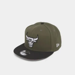 New Era Chicago Bulls NBA Olive 9FIFTY Snapback Hat Olive - 60363618 300 -Sports Fashion 60363618 300 P3