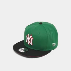 New Era New York Yankees MLB 2 Tone 9FIFTY Snapback Hat Green/Red/Black/White - 60422431 300 -Sports Fashion 60422431 300 P3