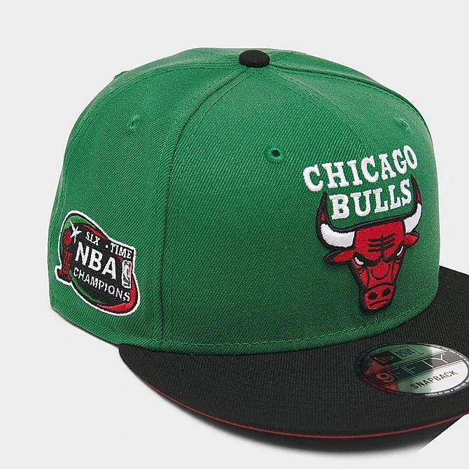 New Era Chicago Bulls NBA 2 Tone 9FIFTY Snapback Hat Green/Red/Black/White - 60422435 300 5 New Era Chicago Bulls NBA 2 Tone 9FIFTY Snapback Hat Green/Red/Black/White - 60422435 300 - Image 5