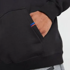 Men's Puma BMW M Motorsport Statement Patchwork Logo Graphic Hoodie Black - 621073 001 -Sports Fashion 621073 001 M6