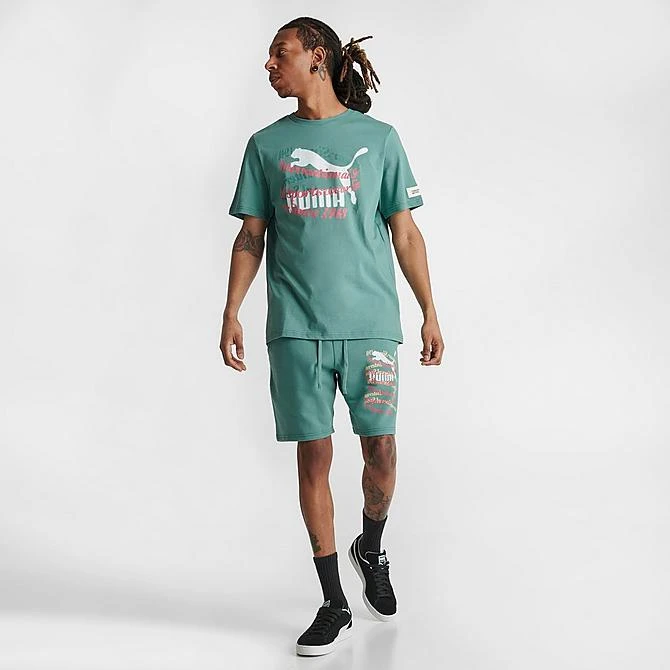 Men's Puma Sportswear International Logo Graphic T-Shirt Adriatic - 62128184 060 2 Men's Puma Sportswear International Logo Graphic T-Shirt Adriatic - 62128184 060 - Image 2