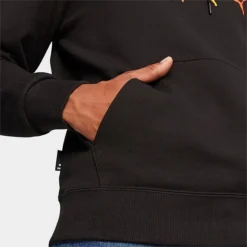 Puma Worldwide Graphic Pullover Hoodie Puma Black - 62264601 001 -Sports Fashion 62264601 001 M6