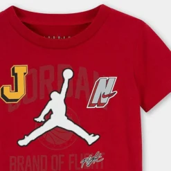 Nike Infant Jordan Gym 23 T-Shirt And Shorts Set Red/Black - 65C168 023 -Sports Fashion 65C168 023 M3