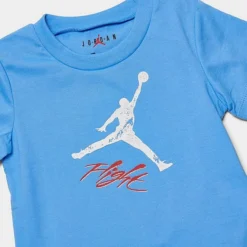 Nike Infant Jordan Jumpman Flight T-Shirt And Cargo Shorts Set Blue/Dark Grey - 65C321 M19 -Sports Fashion 65C321 M19 M6
