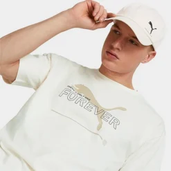 Men's Puma Essentials Better Relaxed Graphic T-Shirt Natural - 67329799 380 -Sports Fashion 67329799 380 M4