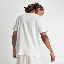 Men's Puma Sportswear Logo T-Shirt White/Beige - 67712465 100 -Sports Fashion 67712465 100 M4