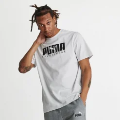 Men's Puma Sportswear Logo T-Shirt White/Black - 67712472 060 7 Men's Puma Sportswear Logo T-Shirt White/Black - 67712472 060 -Sports Fashion 67712472 060 M3