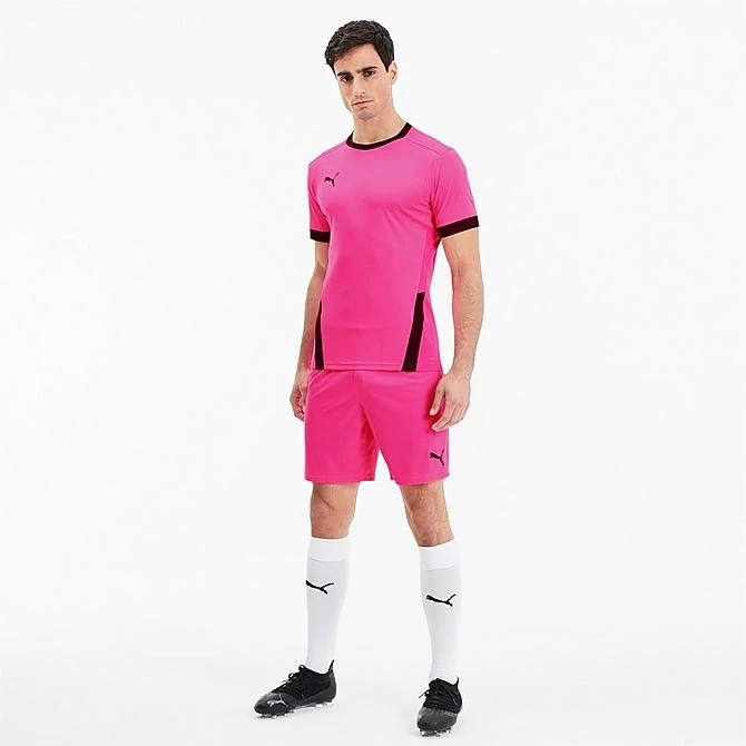 Men's Puma TeamGOAL 23 Knit Shorts Fluo Pink/Puma Black - 70426225 690 2 Men's Puma TeamGOAL 23 Knit Shorts Fluo Pink/Puma Black - 70426225 690 - Image 2