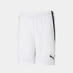 Men's Puma TeamLIGA Soccer Shorts Puma White/Puma Black - 70492404 100