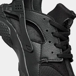 Little Kids' Nike Huarache Run Casual Shoes Black/Black/Black - 704949 016 -Sports Fashion 704949 016 P3
