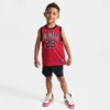 Nike Boys' Toddler Jordan HBR Muscle Tank And Shorts Set Black/Red - 757559 023