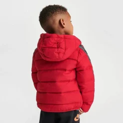 Kids' Toddler Nike Futura Taped Puffer Jacket University Red - 76J728 U10 9 Kids' Toddler Nike Futura Taped Puffer Jacket University Red - 76J728 U10 -Sports Fashion 76J728 U10 M4
