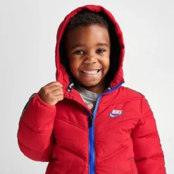 Kids' Toddler Nike Futura Taped Puffer Jacket University Red - 76J728 U10 10 Kids' Toddler Nike Futura Taped Puffer Jacket University Red - 76J728 U10 -Sports Fashion 76J728 U10 M5
