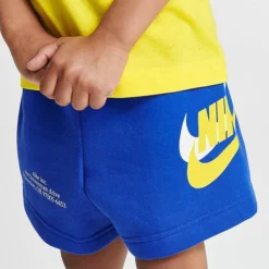 Kids' Toddler Nike HBR Icon T-Shirt And Shorts Set Yellow/Blue - 76K435 U89 11 Kids' Toddler Nike HBR Icon T-Shirt And Shorts Set Yellow/Blue - 76K435 U89 -Sports Fashion 76K435 U89 M6