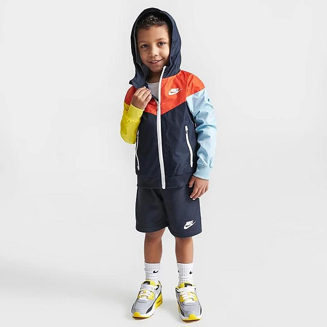 Kids' Toddler Nike Active Joy Windrunner Jacket And Shorts Set Midnight Navy - 76K469 U90 1 Kids' Toddler Nike Active Joy Windrunner Jacket And Shorts Set Midnight Navy - 76K469 U90