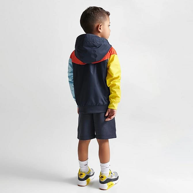 Kids' Toddler Nike Active Joy Windrunner Jacket And Shorts Set Midnight Navy - 76K469 U90 2 Kids' Toddler Nike Active Joy Windrunner Jacket And Shorts Set Midnight Navy - 76K469 U90 - Image 2