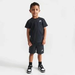 Kids' Toddler Nike Club LBR T-Shirt And Shorts Set Black - 76K746 023 10 Kids' Toddler Nike Club LBR T-Shirt And Shorts Set Black - 76K746 023 -Sports Fashion 76K746 023 M1