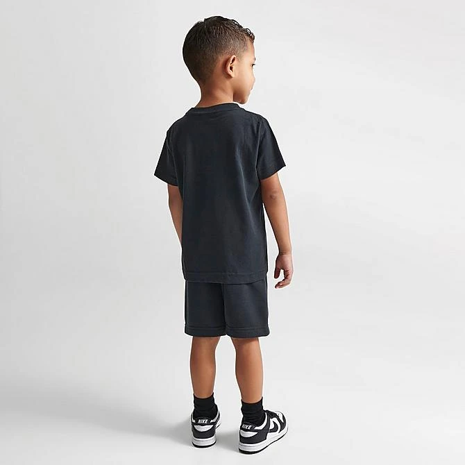 Kids' Toddler Nike Club LBR T-Shirt And Shorts Set Black - 76K746 023 6 Kids' Toddler Nike Club LBR T-Shirt And Shorts Set Black - 76K746 023 - Image 6