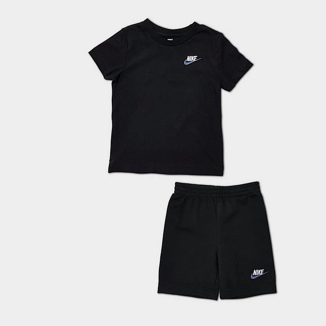 Kids' Toddler Nike Club LBR T-Shirt And Shorts Set Black - 76K746 023 1 Kids' Toddler Nike Club LBR T-Shirt And Shorts Set Black - 76K746 023