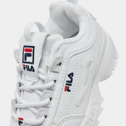 Kids' Toddler Fila Disruptor 2 Casual Shoes White/Navy/Red - 7FM00038 125 -Sports Fashion 7FM00038 125 P3