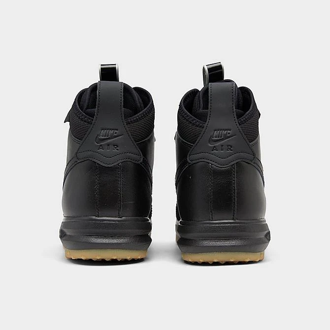 Men's Nike Lunar Force 1 Duckboots Black/Metallic Silver/Anthracite/Black - 805899 003 4 Men's Nike Lunar Force 1 Duckboots Black/Metallic Silver/Anthracite/Black - 805899 003 - Image 4