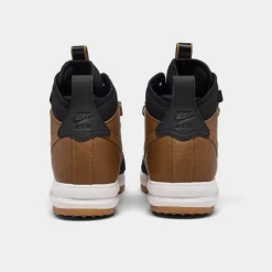 Men's Nike Lunar Force 1 Duckboots Ale Brown/Ale Brown/Black/Gold Tone - 805899 202 -Sports Fashion 805899 202 P4