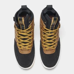 Men's Nike Lunar Force 1 Duckboots Ale Brown/Ale Brown/Black/Gold Tone - 805899 202 -Sports Fashion 805899 202 P5