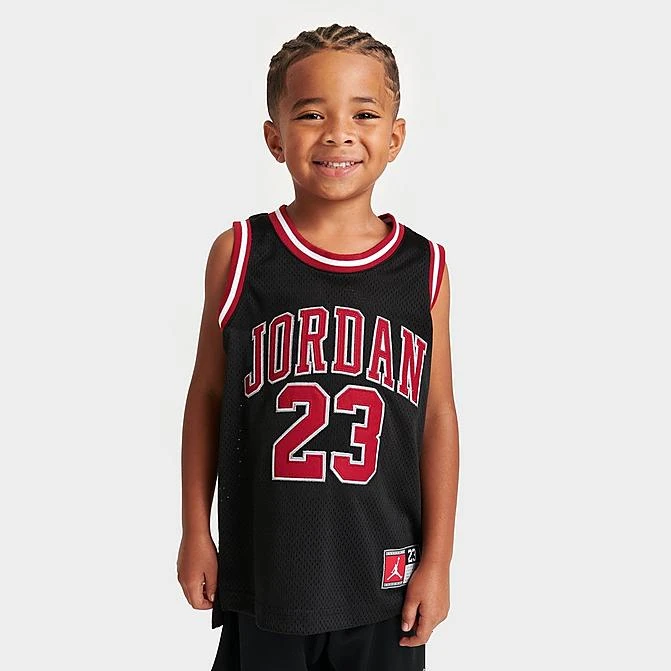 Nike Little Kids' Jordan 23 Jersey Black - 85A773 023 1 Nike Little Kids' Jordan 23 Jersey Black - 85A773 023