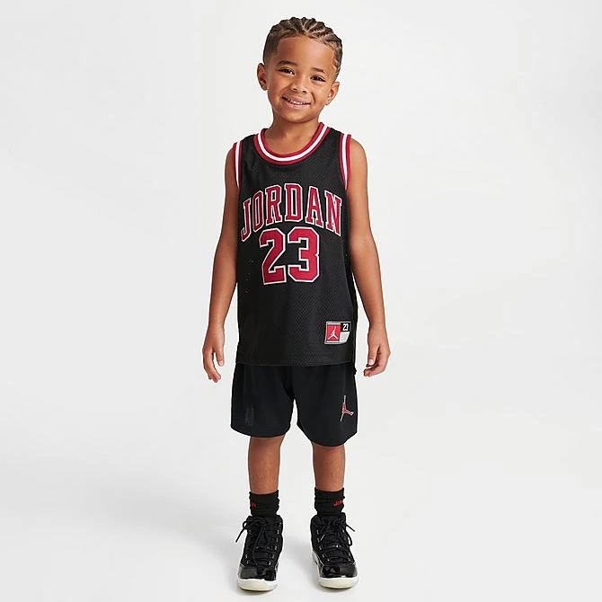 Nike Little Kids' Jordan 23 Jersey Black - 85A773 023 2 Nike Little Kids' Jordan 23 Jersey Black - 85A773 023 - Image 2